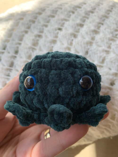 Pulpito amigurumi verde