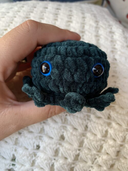 Pulpito amigurumi verde