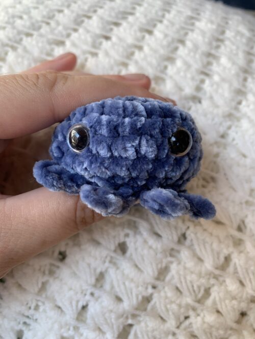 Pulpito amigurumi azul