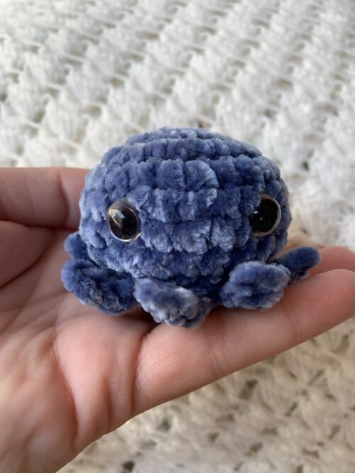 Pulpito amigurumi azul