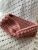 Diadema texturizada de ganchillo estilo turbante – color coral